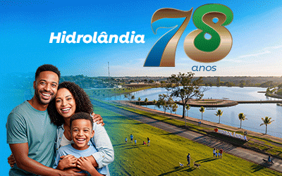 Banner Hidrolândia 78 anos